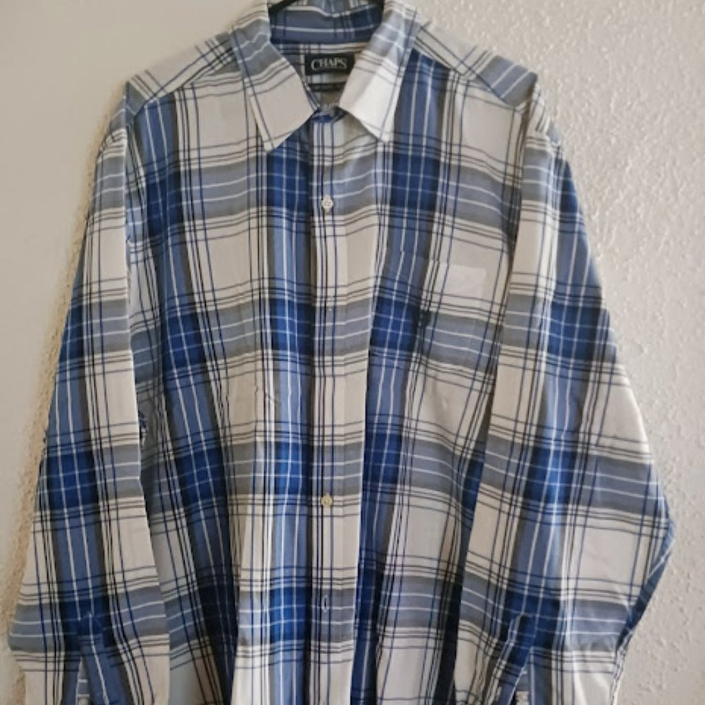 Mens Button Down Long Sleeved Shirt sz 2XL by Chaps
